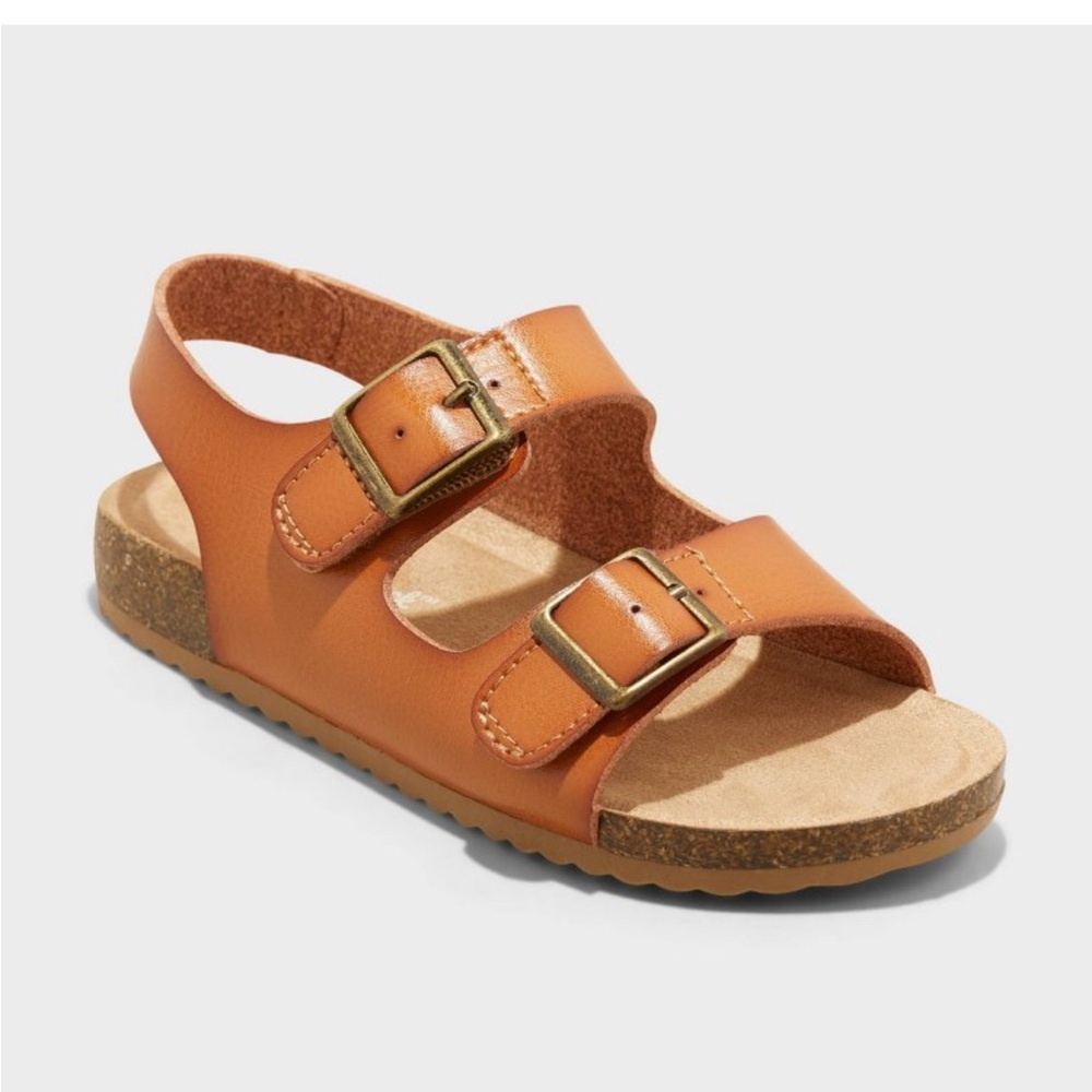 Cat & Jack Reagan Footbed Sandals – Toddler Size 8